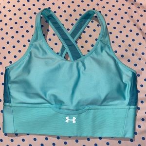 Teal Under Armour Sports Bra
